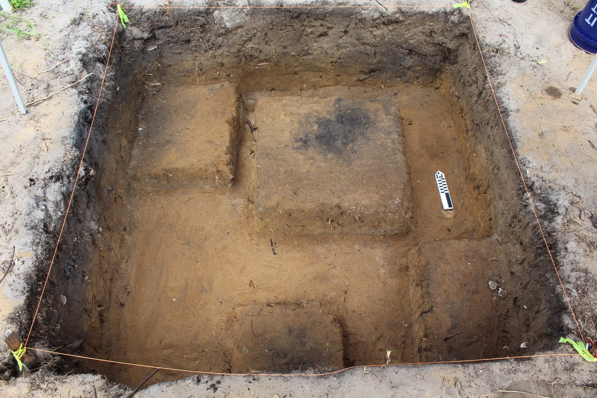 Archaeological excavation site